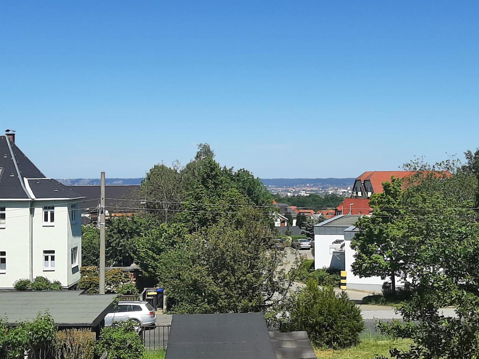 Ferienwohnung Fernblick Bei Brueckners Dresden Exterior foto